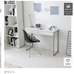 デスク　チェアセットの画像