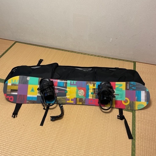 Burton スノーボード　ケース付き