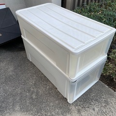 収納ケース白色の画像
