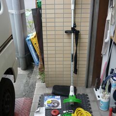 草刈り機 EARTH MAN AC100V 2WAYグラストリマ...