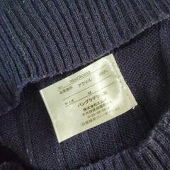 パール付き　ニットカットソー　Мの画像
