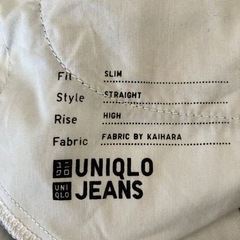 UNIQLO スリムストレートデニム 26インチの画像