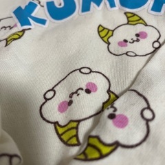 110 トレーナー　KUMORIN プリント柄の画像