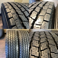 スタッドレス155/80R14LT／88/86N／ヨコハマ iG91 6分上〜8分 A4715-81
の画像