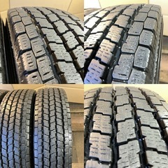 スタッドレス155/80R14LT／88/86N／ヨコハマ iG91 6分上〜8分 A4715-81
の画像