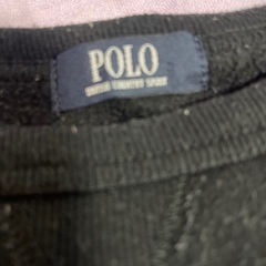 110 男児トレーナー　POLO 黒の画像