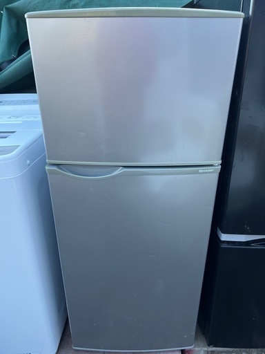 SHARP シャープ　2ドアノンフロン冷凍冷蔵庫　118L　SJ-H12D-S 2018年製　中古現状