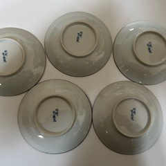 肥前哲三郎窯　有田焼　小皿5枚セットの画像
