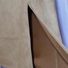 (d1)タグ付き新品未使用　タイトスカート　レディース　黄色　からし色　秋冬の画像