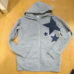 １５０ｻｲｽﾞ　ジップアップパーカー　美品　裏起毛の画像