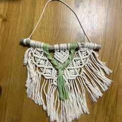 ハンドメイド　マクラメ飾り
の画像