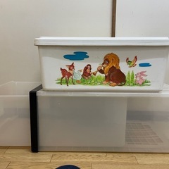 【一時中止】収納ボックス2個