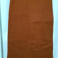 (b5)タグ付き新品未使用　タイトスカート　レディース　オレンジ色　秋冬の画像