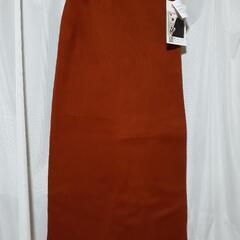 (b5)タグ付き新品未使用　タイトスカート　レディース　オレンジ...