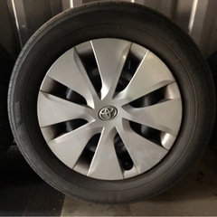 夏タイヤ　YOKOHAMA ECOS ES31 195/65R15  2018年製 タイヤ  トヨタ ホイール　付 4本セットの画像