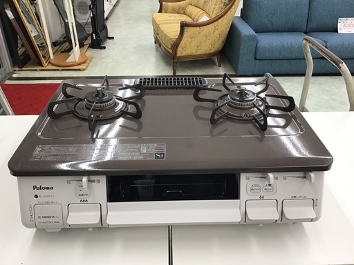【お持ち帰り大特価•家電6ヶ月保証】都市ガスコンロ　Paloma IC-N86BHA-L 2018年