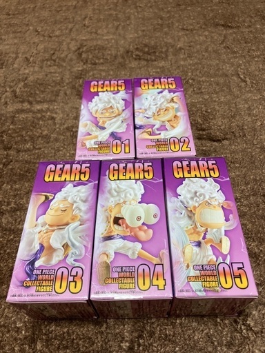 ワンピース　ワーコレメタリックカラーver．全5種セット