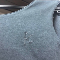 組曲　花柄刺繍チュールドレス黒　120サイズの画像