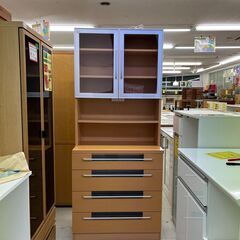 お値下げしました！！！ 食器棚　幅(W)804mm × 奥行(D...
