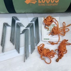 J-5201 LOGOS ロゴス neos プレミアムリンクドゥーブル-K-Z 71801755 大型リビング付き2ルームテントの画像