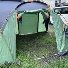 J-5201 LOGOS ロゴス neos プレミアムリンクドゥーブル-K-Z 71801755 大型リビング付き2ルームテントの画像