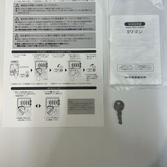 稲葉製作所　イナバ ダイヤル錠ワゴン Sワゴン　A4-3段タイプ サイドデスクワゴン オフィス 家具の画像
