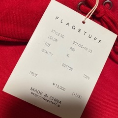 未使用　FLAGSTUFF パーカーの画像