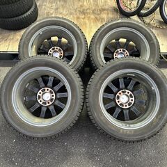 TIRADO　ETA　7J　＋38　PCD114.3　5H　215/55R16　スタッドレスアルミタイヤ4本　アルファード等の画像