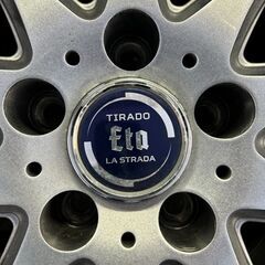 TIRADO　ETA　7J　＋38　PCD114.3　5H　215/55R16　スタッドレスアルミタイヤ4本　アルファード等の画像