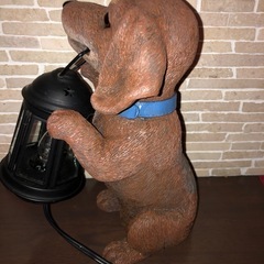 犬   
ランタン　　置物の画像