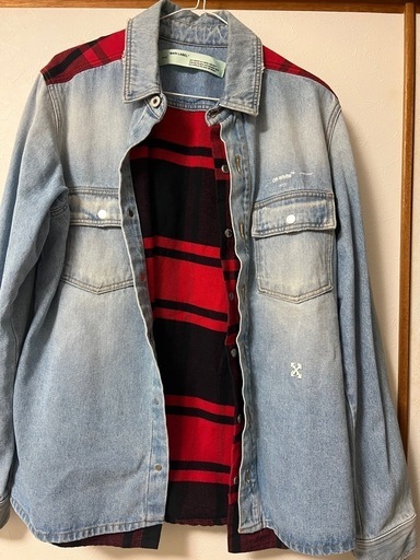 オフホワイトデニムジャケット