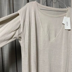 SELECT MOCA セレクトモカ ニットワンピース ロングベスト  新品の画像