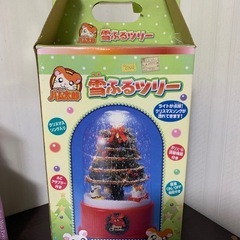 雪ふるツリー ACアダプター付き とっとこハム太郎　スノードーム