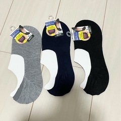 メンズ 浅履き靴下 3足セット