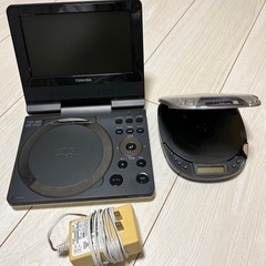 【動作確認済】DVDプレイヤー＆CDプレイヤーの画像