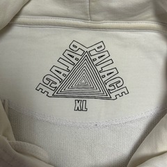 PALACE パーカー XL ホワイトの画像