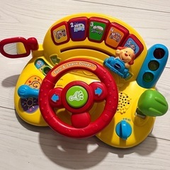車おもちゃ　ハンドル　電池入り　値下げ交渉可
