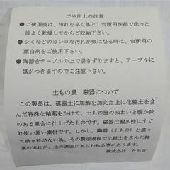 再値下げっ！　新品　たち吉　土もの風　磁器　ビアグラス&皿の画像