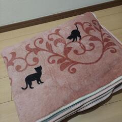 暖かカーペット(猫柄)