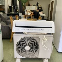【リサイクルショップ　ピカソ　小松原】2022年製 東芝 TOSHIBA 4.0kw14畳・単相100V プラズマ空清 エアコン 大清快 H-Rシリーズ ホワイト RAS-H401★2734★の画像