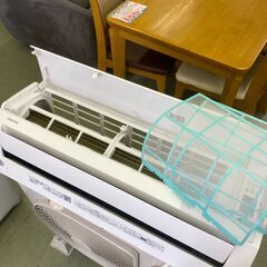 【リサイクルショップ　ピカソ　小松原】2022年製 東芝 TOSHIBA 4.0kw14畳・単相100V プラズマ空清 エアコン 大清快 H-Rシリーズ ホワイト RAS-H401★2734★の画像