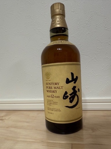 山崎　12年　サントリーピュアモルトウィスキー　750ml 古酒