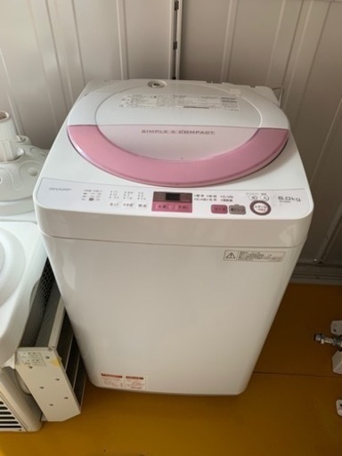 SHARP 全自動洗濯機　ES-GE6A-P