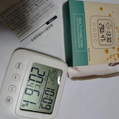 温度計付き置き時計電池付き