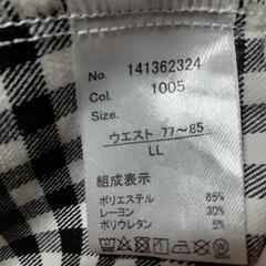 (e2)未使用LLサイズ　タイトスカート　チェック　春夏　の画像