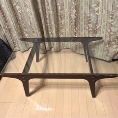 ローテーブル　 ガラステーブルの画像
