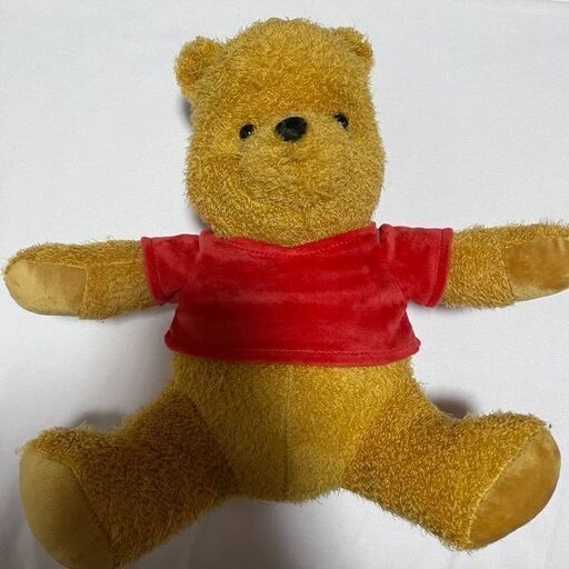 プーと大人になった僕　アンティークプーさん　ぬいぐるみ　26cm 　プライス景品