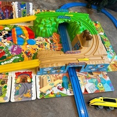 ディズニードリームレールウェイ　プラレール　持ち運びの画像