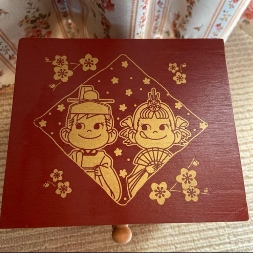 ペコちゃんポコちゃん桐のミニタンス【不二家】【ひなまつり】