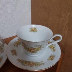 FOUR CROWN CHINA コーヒーカップ　2セットの画像